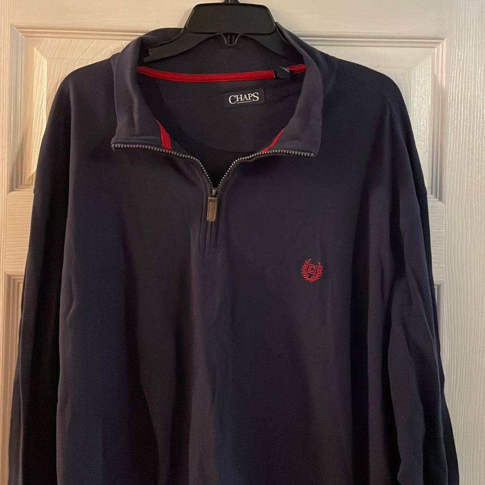 NWOT Chaps Navy blue pullover Big and Tall
